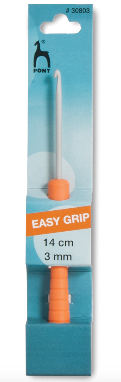 Pony 14cm Easy Grip Crochet Hook - 3.00mm