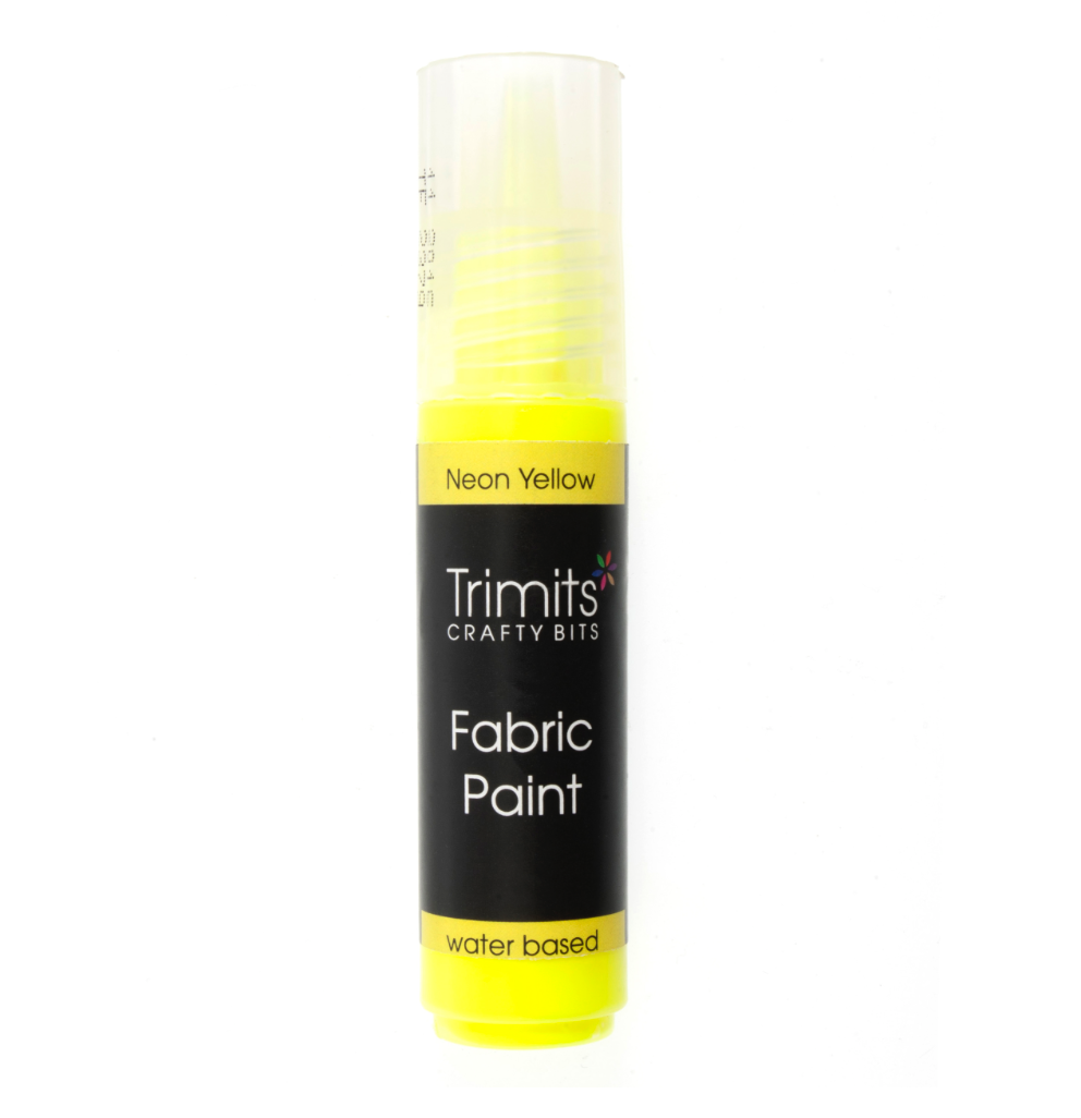 Fabric Paint Neon Yellow