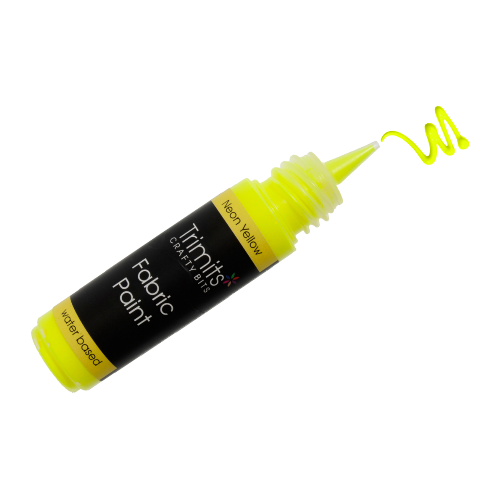 Fabric Paint Neon Yellow
