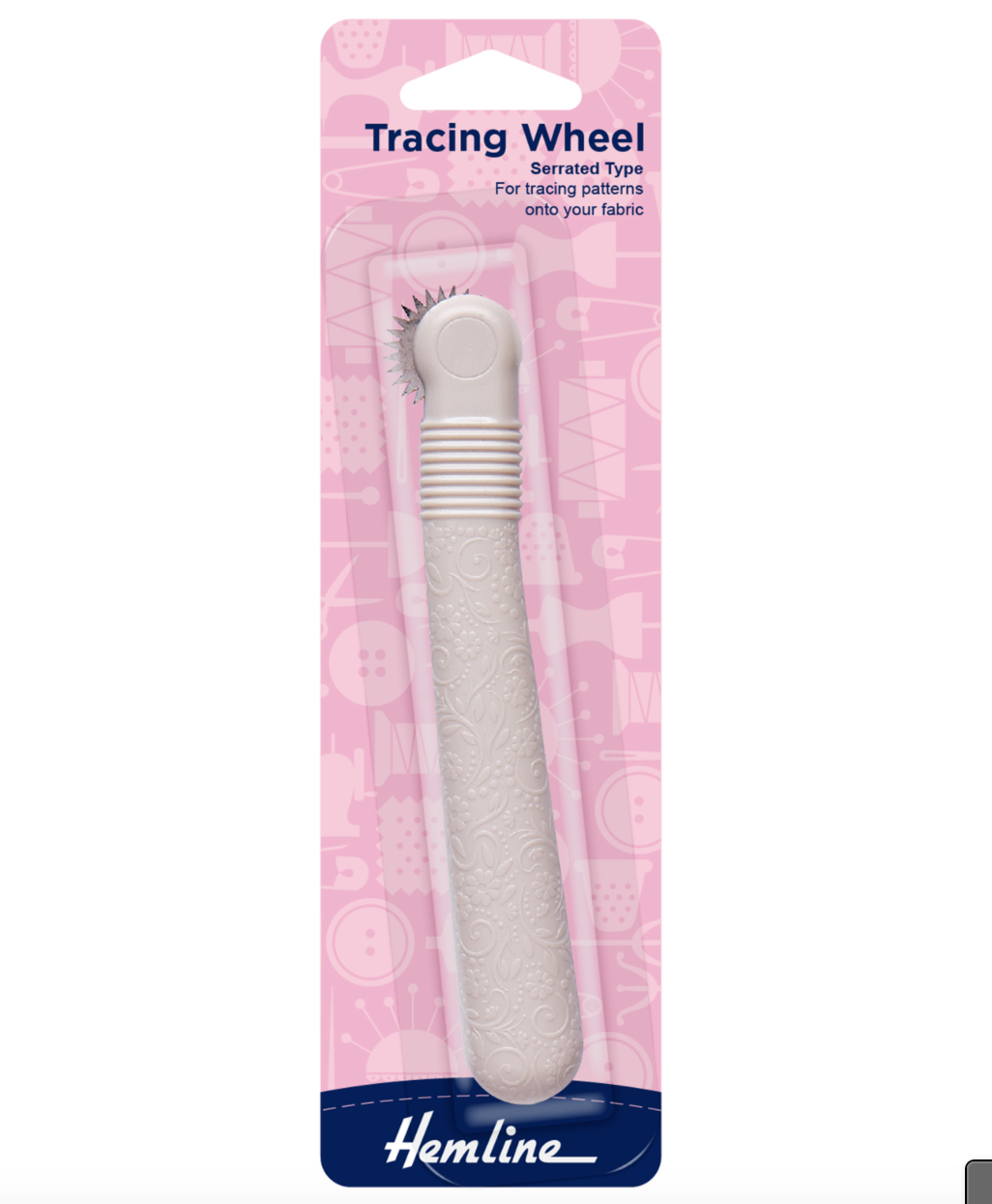 Hemline Tracing Wheel Serrated Edge