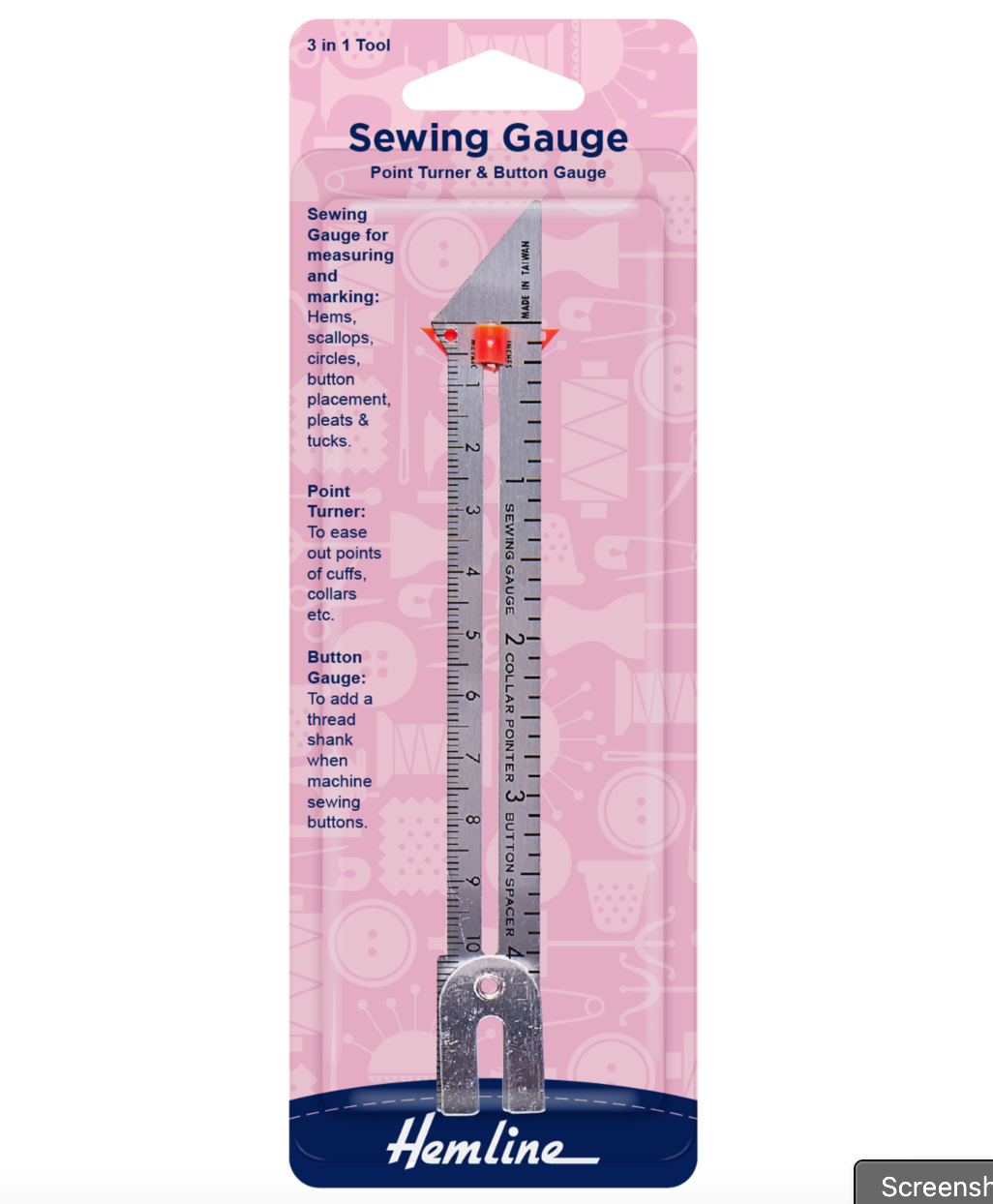 Hemline Sewing Gauge