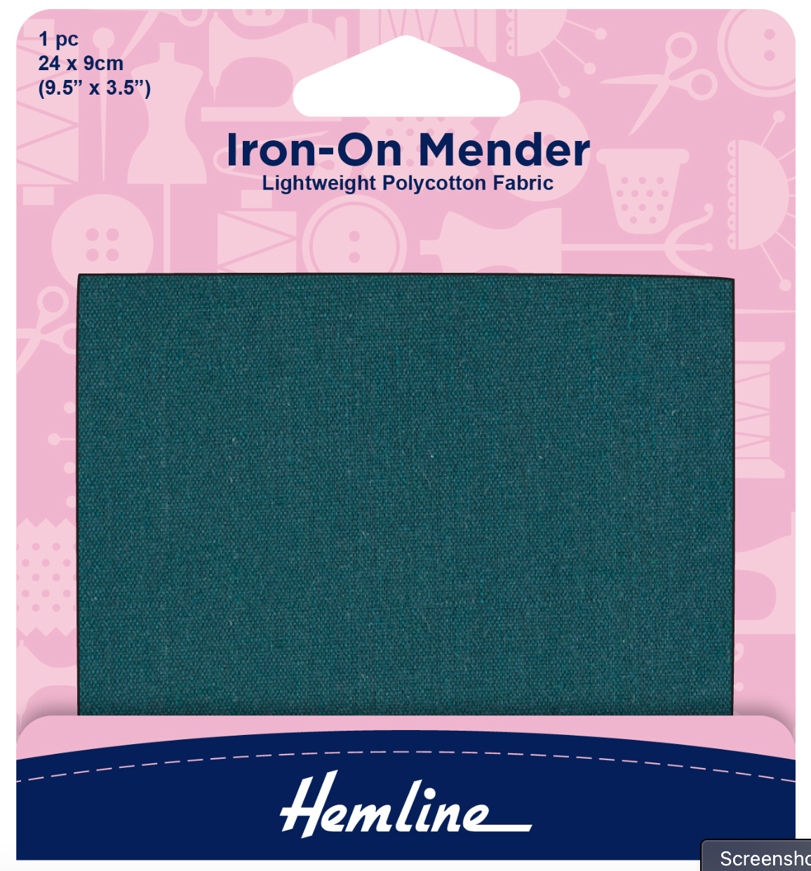 Hemline Polycotton Patch - Bottle