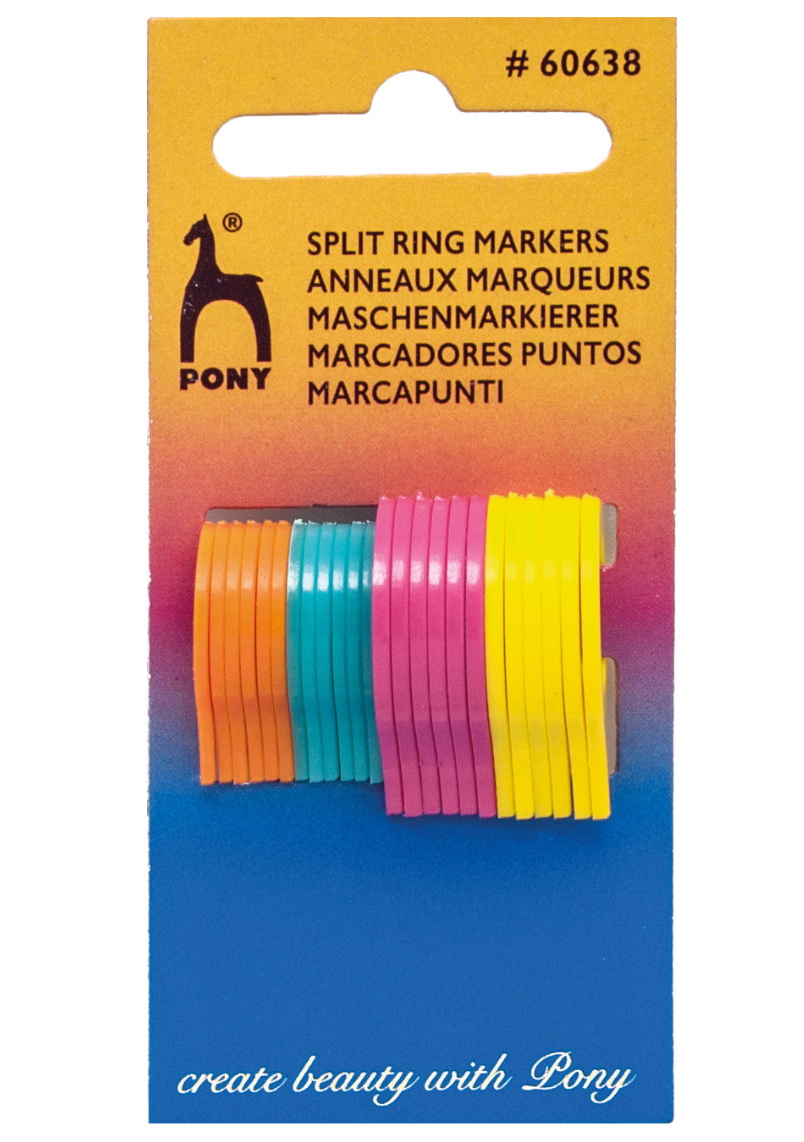 Pony Flat Ring Stitch Markers