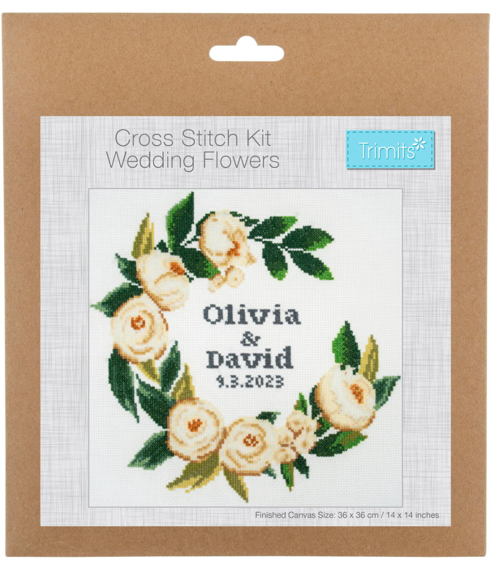 Counted Cross Stitch Kit Large - Celebration Wreath