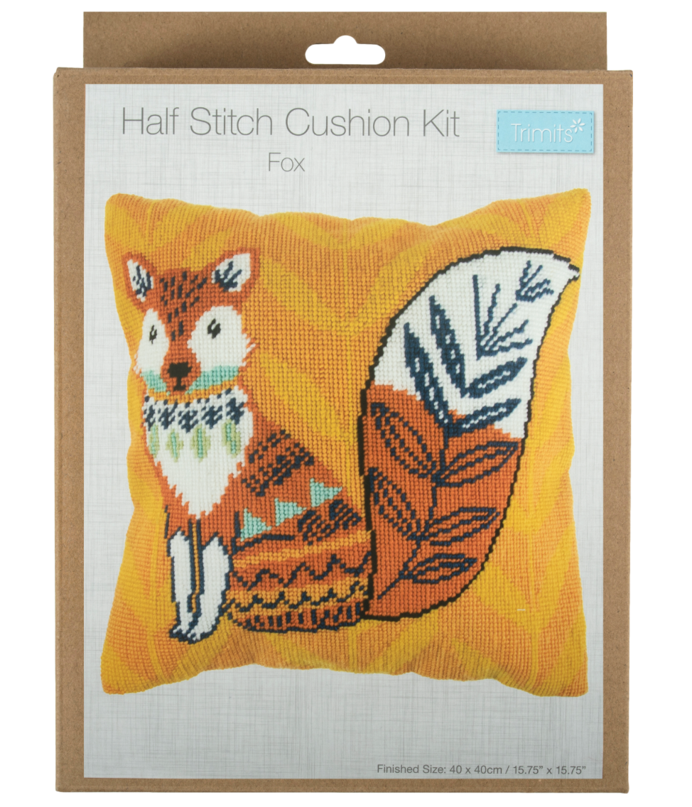 Half Stitch / Tapestry Kit Cushion - Fox