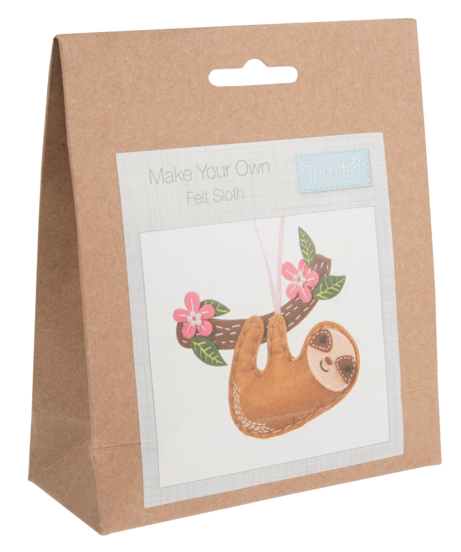 Felt Decoration Kit - Sloth