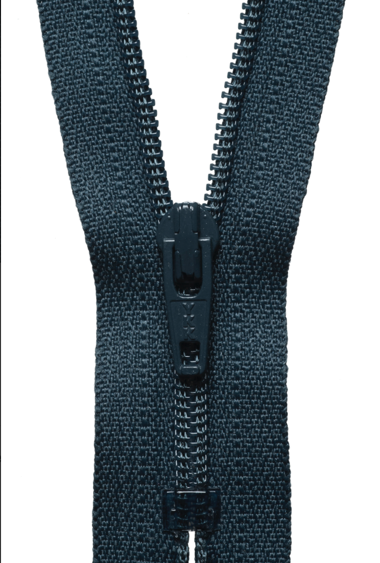 YKK Nylon Dress and Skirt Zip - Charcoal