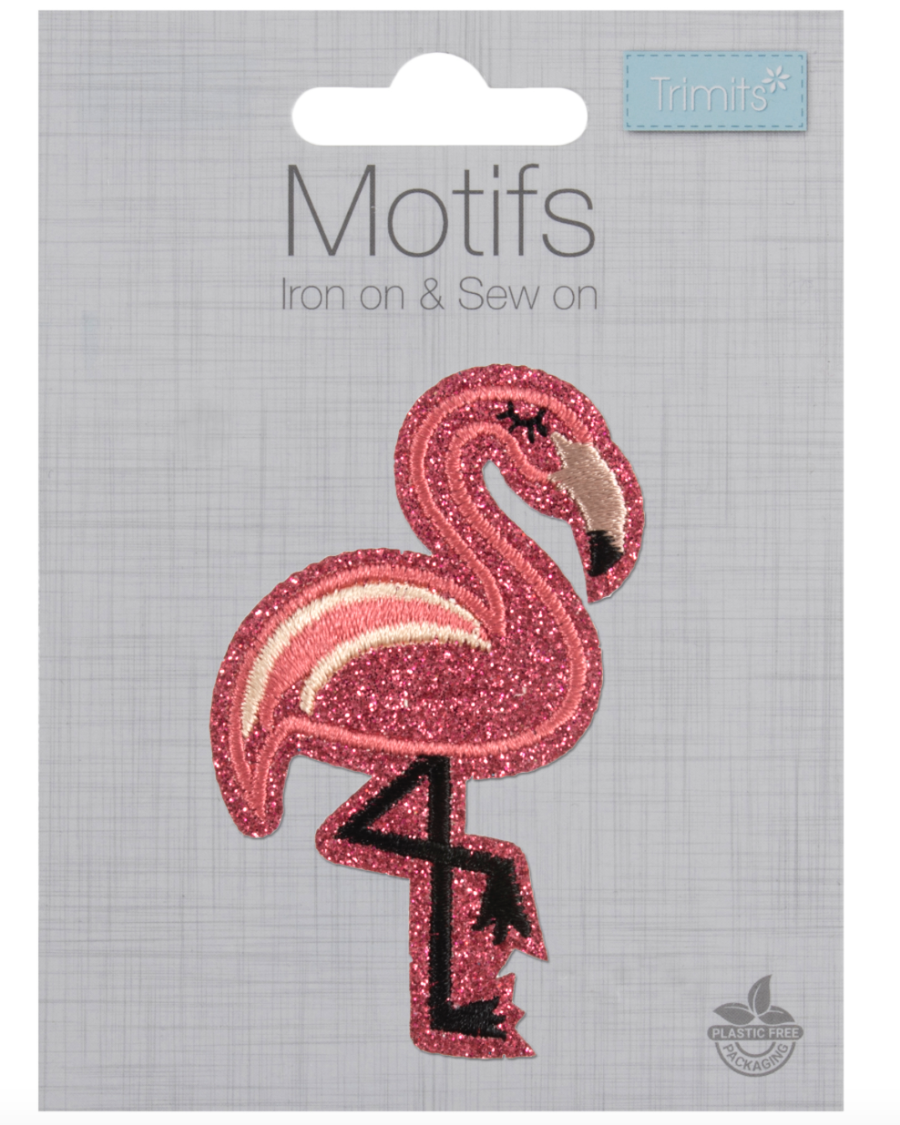 Glitter Flamingo Motif