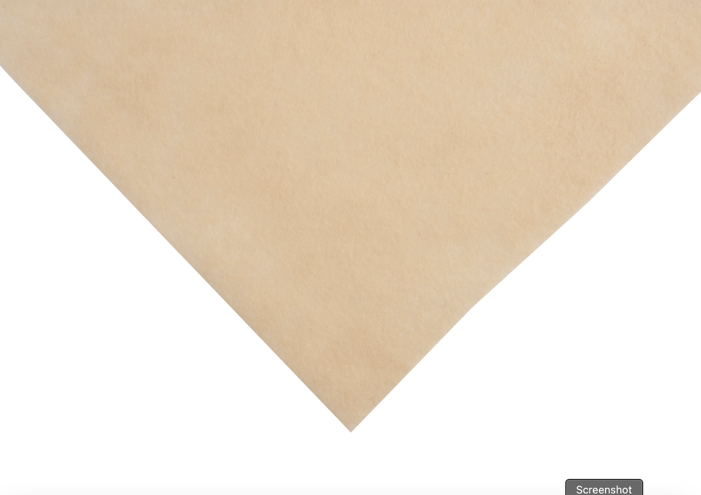Felt square - Ecru