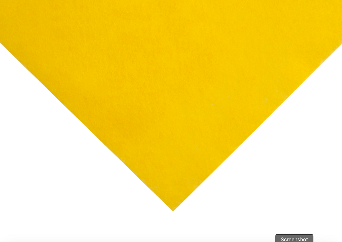 Felt square - Yellow