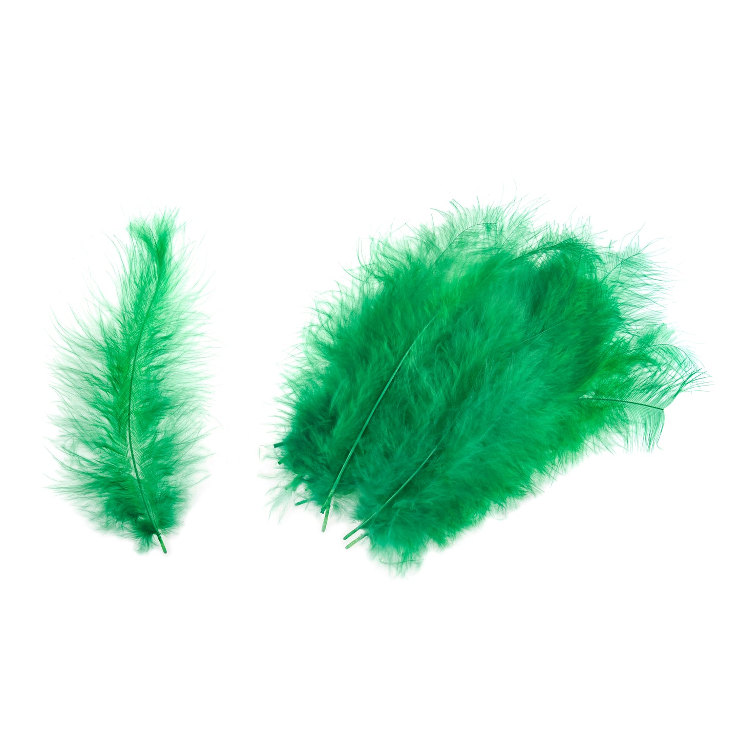 Marabou Feathers Green