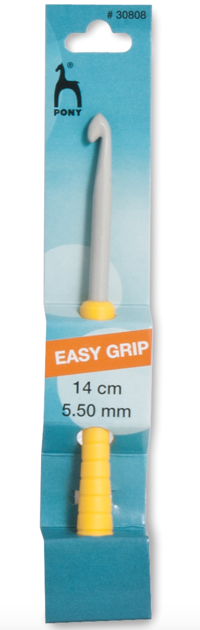 Pony 14cm Easy Grip Crochet Hook - 5.50mm