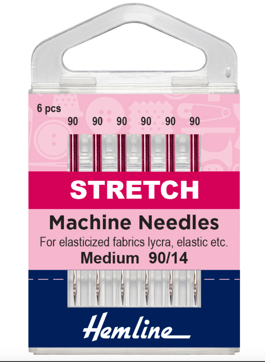 Hemline Sewing Machine Needles -Stretch Medium 90/14