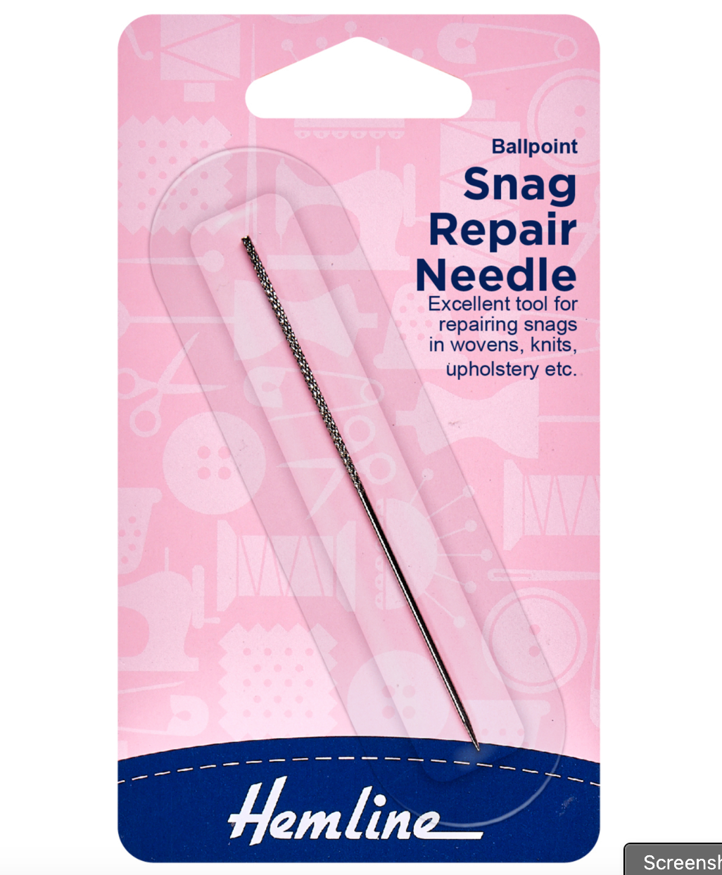 Hemline Snag Repair Needle - 8cm
