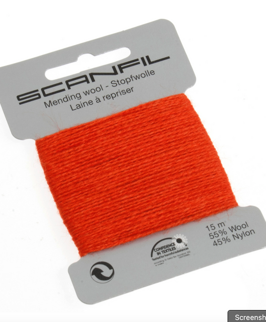 Scanfil Mending Wool 15m -Flame 093