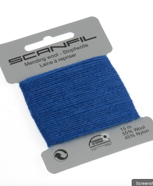 Scanfil Mending Wool 15m -Royal 071