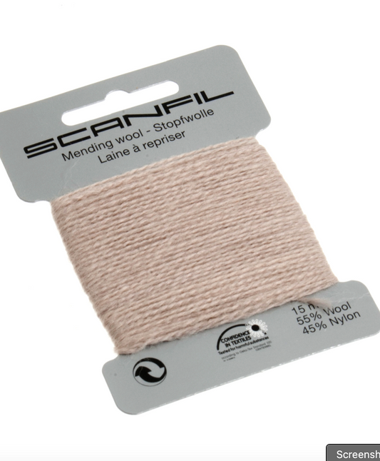 Scanfil Mending Wool 15m -Stone 108