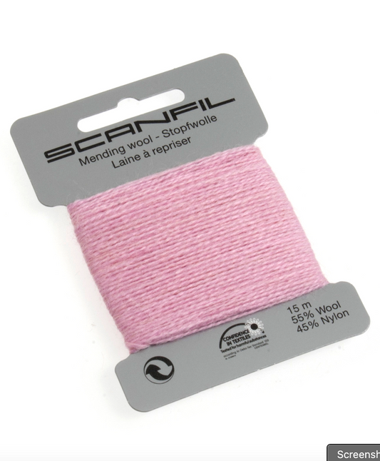 Scanfil Mending Wool 15m -Pink 068