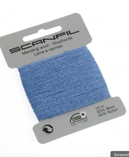 Scanfil Mending Wool 15m Sky -055