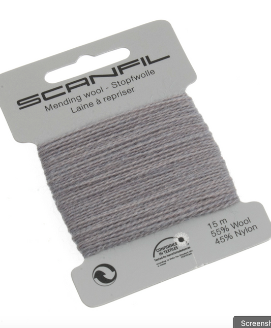 Scanfil Mending Wool 15m -School Grey 058