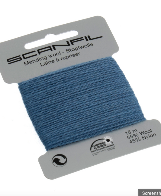 Scanfil Mending Wool 15m -Steel Blue 109