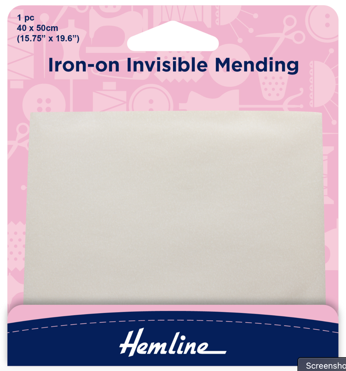 Hemline Iron-On Invisible Mending