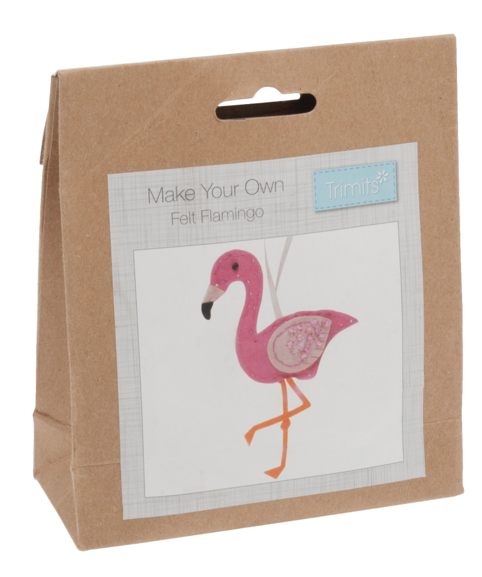Felt Decoration Kit - Flamingo