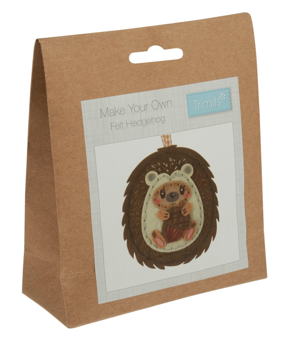 Felt Decoration Kit-  Hedgehog