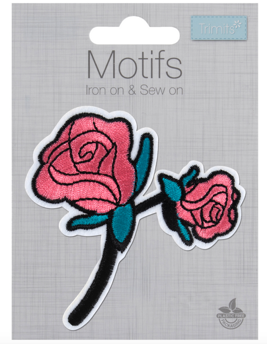 Roses on Stem Motif