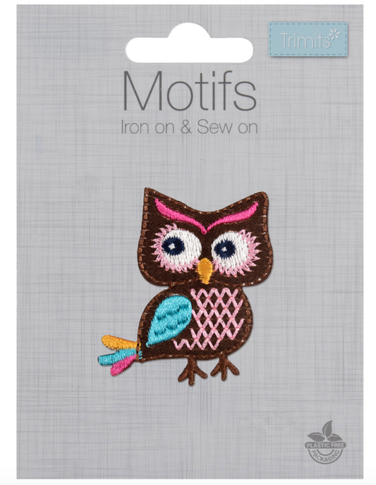 Colourful Owl Motif
