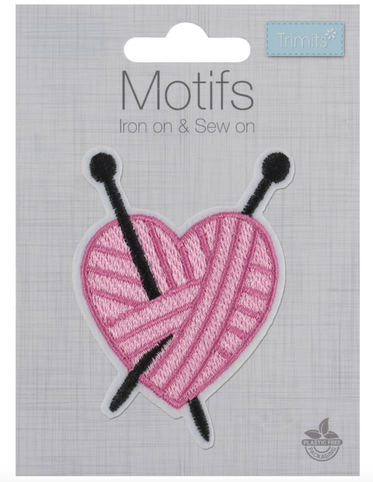 Knitted Heart Motif