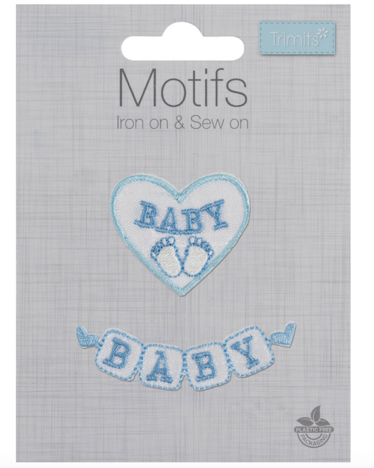 Blue Baby Blocks Motif