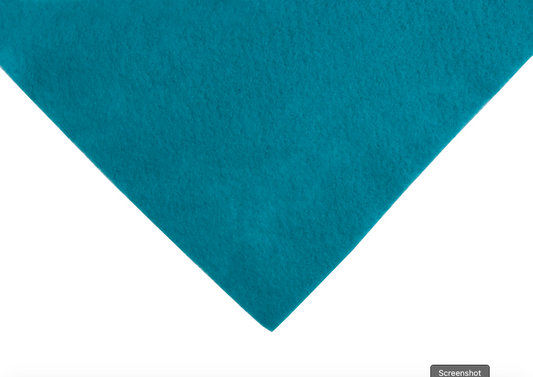 Felt square - Teal