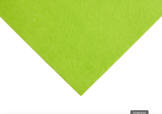 Felt square - Lime