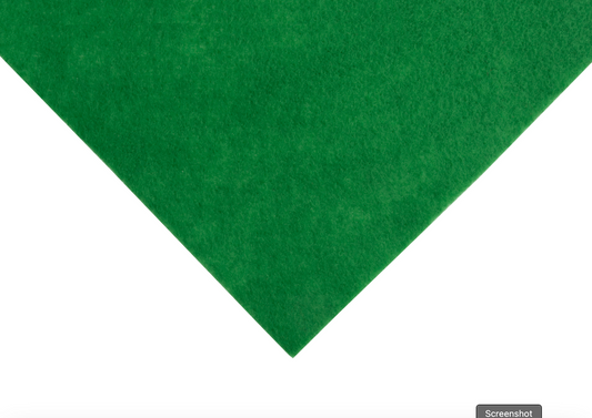 Felt square - Emerald