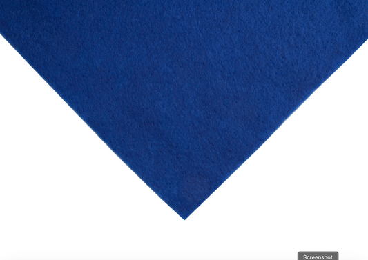 Felt square - Royal Blue