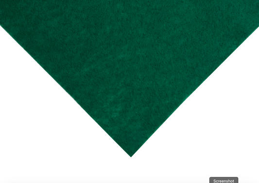 Felt square - Forest Green