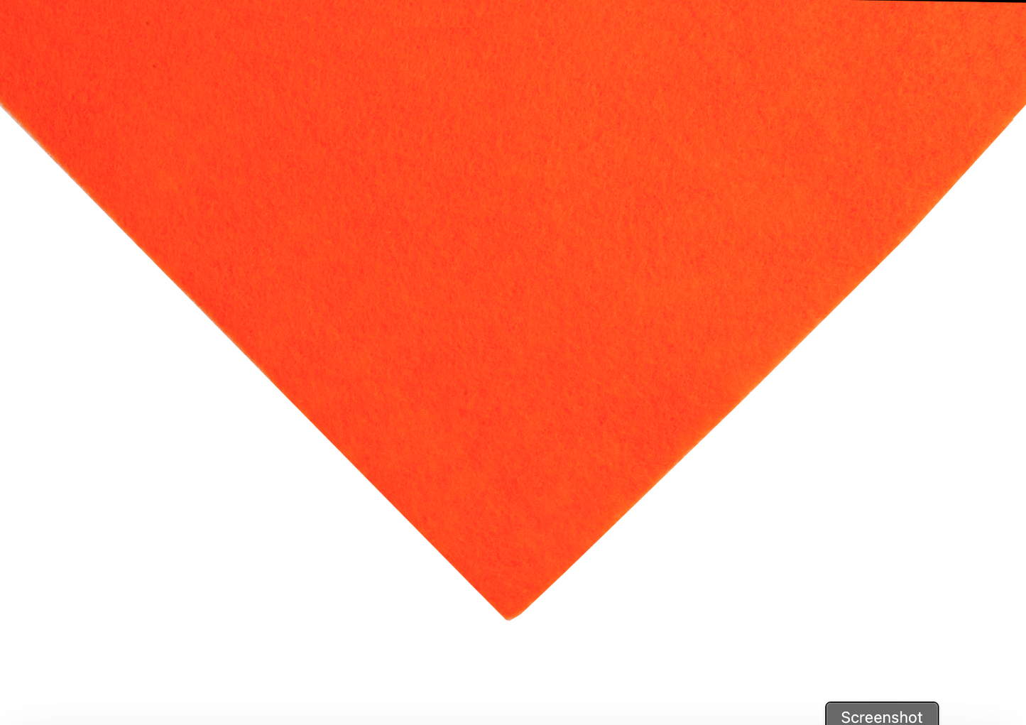 Felt square - Orange