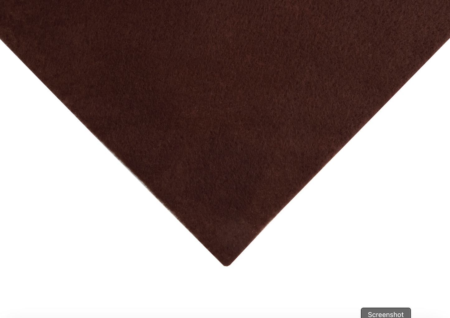 Felt square - Brown