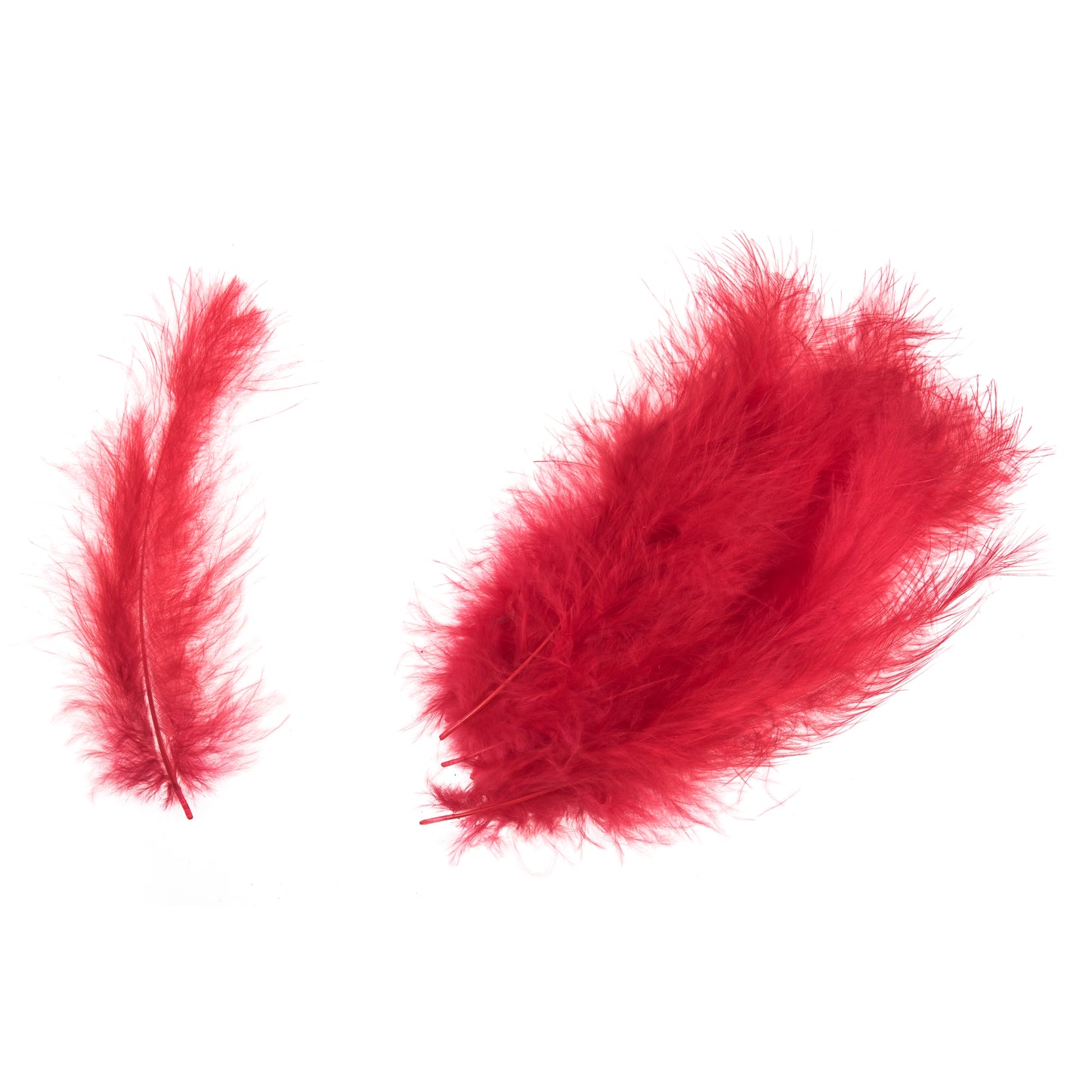 Marabou Feathers Red